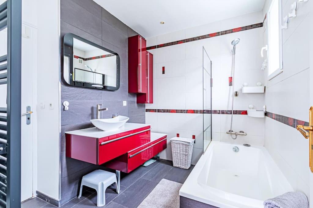 Charmante Maison Au Calme Yerres Extérieur photo